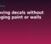 Removing decals without damaging paint or walls - a guide from Brooklyn Decal
